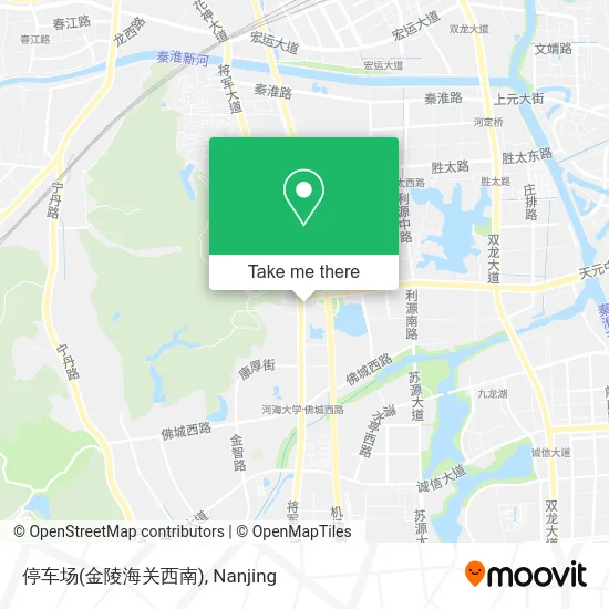 停车场(金陵海关西南) map