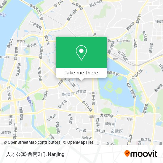 人才公寓-西南2门 map