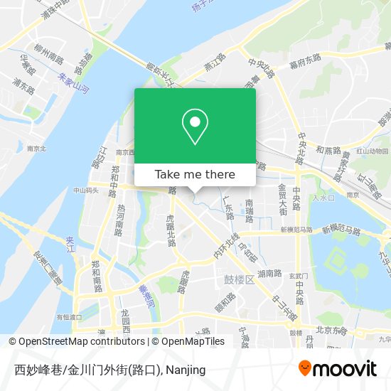 西妙峰巷/金川门外街(路口) map
