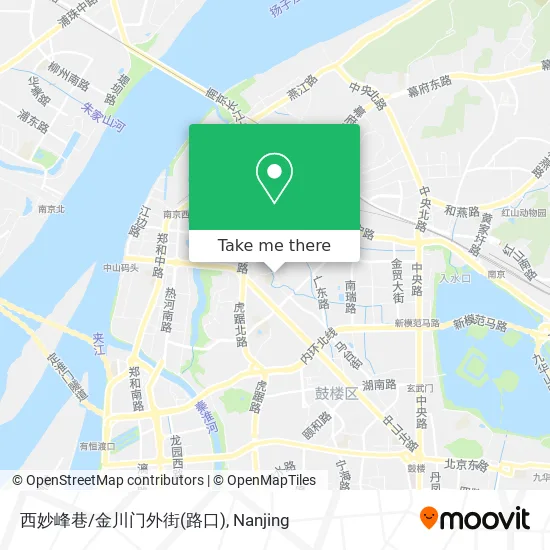 西妙峰巷/金川门外街(路口) map