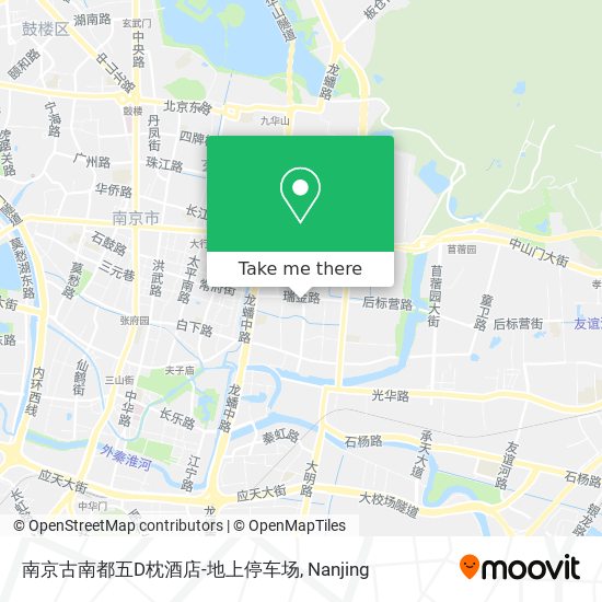 南京古南都五D枕酒店-地上停车场 map