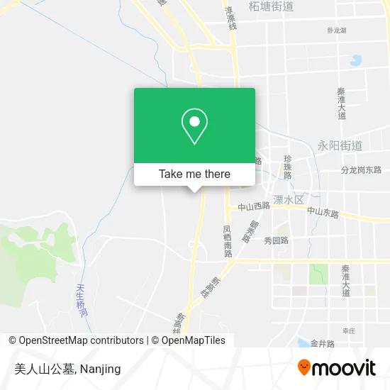 美人山公墓 map
