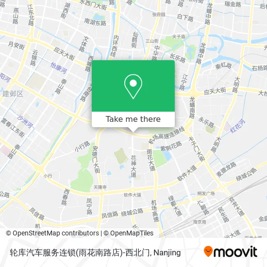 轮库汽车服务连锁(雨花南路店)-西北门 map