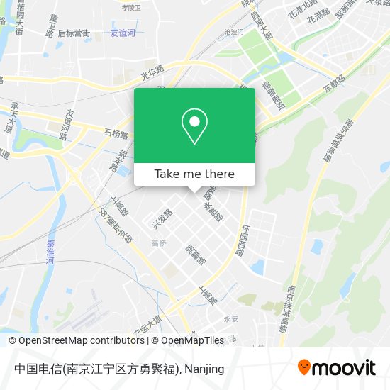 中国电信(南京江宁区方勇聚福) map