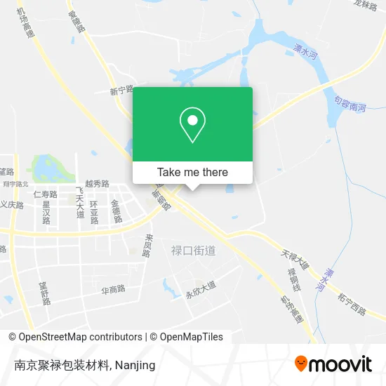 南京聚禄包装材料 map