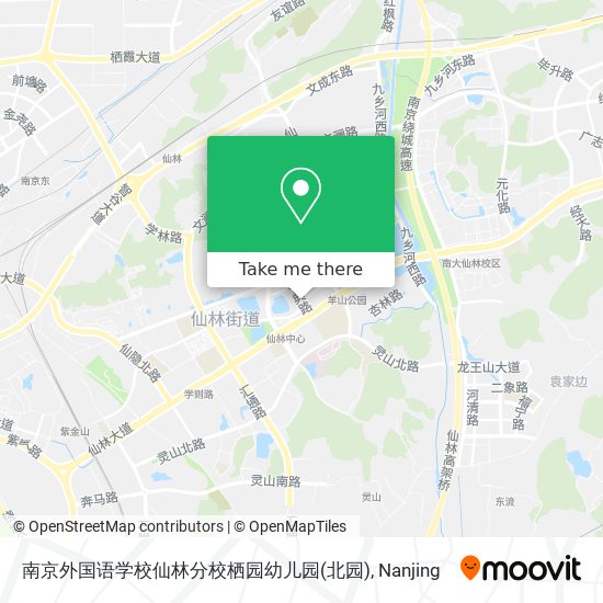 南京外国语学校仙林分校栖园幼儿园(北园) map