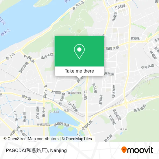 PAGODA(和燕路店) map