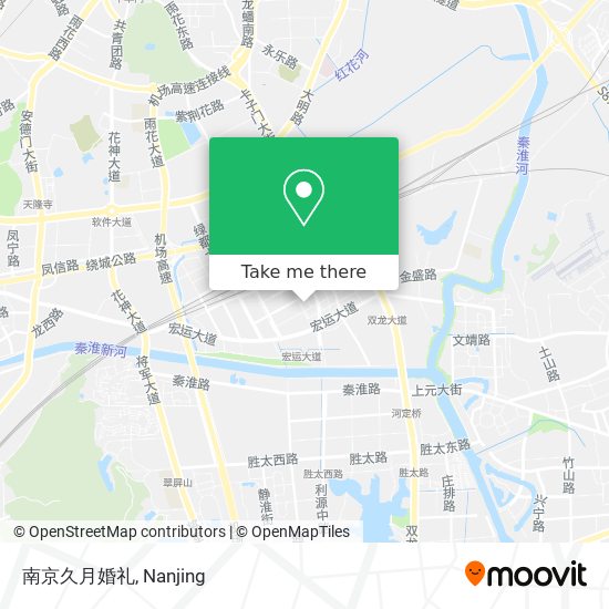 南京久月婚礼 map