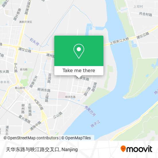 天华东路与映江路交叉口 map
