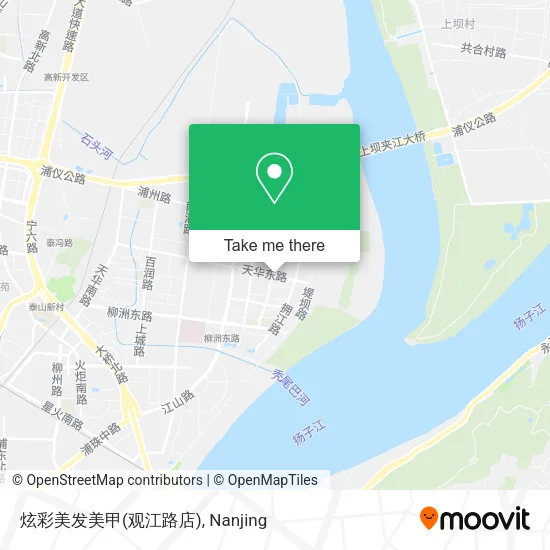 炫彩美发美甲(观江路店) map