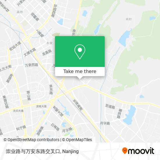 崇业路与万安东路交叉口 map