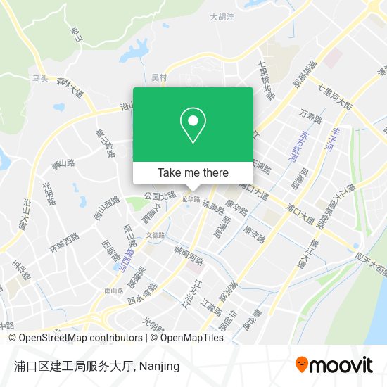 浦口区建工局服务大厅 map