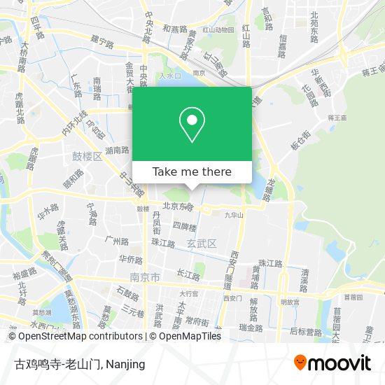 古鸡鸣寺-老山门 map