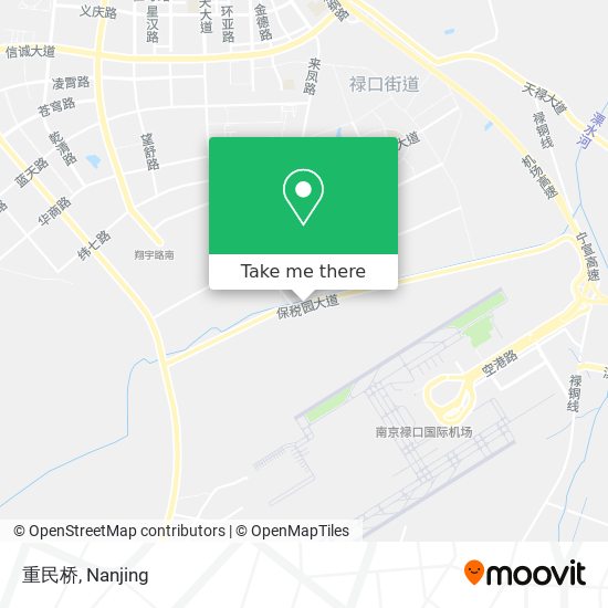 重民桥 map