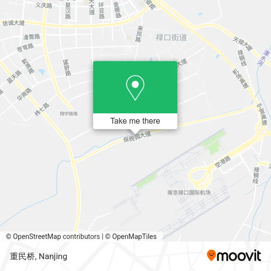 重民桥 map