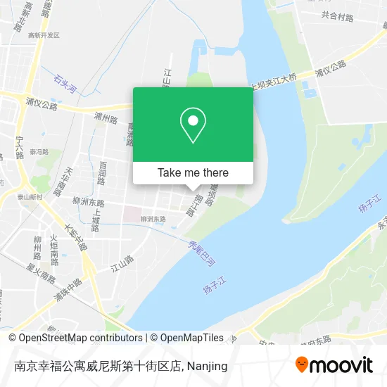 南京幸福公寓威尼斯第十街区店 map