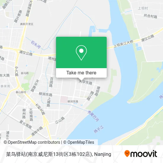 菜鸟驿站(南京威尼斯13街区3栋102店) map