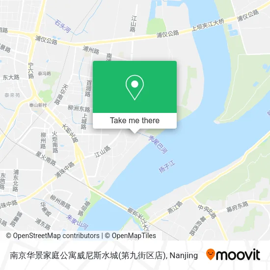 南京华景家庭公寓威尼斯水城(第九街区店) map