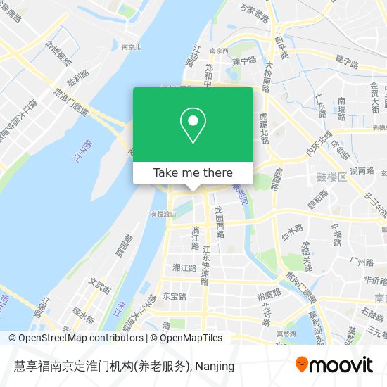 慧享福南京定淮门机构(养老服务) map