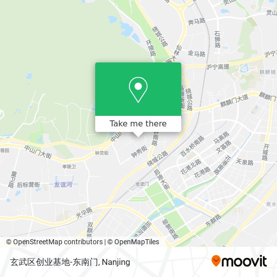 玄武区创业基地-东南门 map