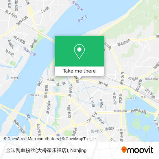 金味鸭血粉丝(大桥家乐福店) map