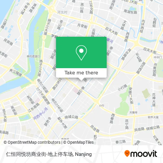 仁恒同悦坊商业街-地上停车场 map
