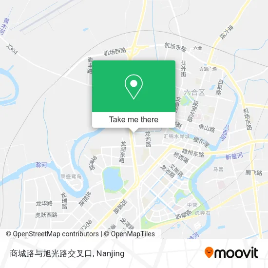 商城路与旭光路交叉口 map