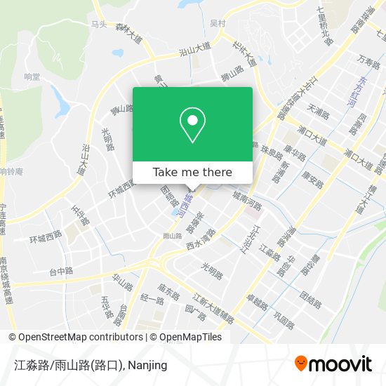 江淼路/雨山路(路口) map