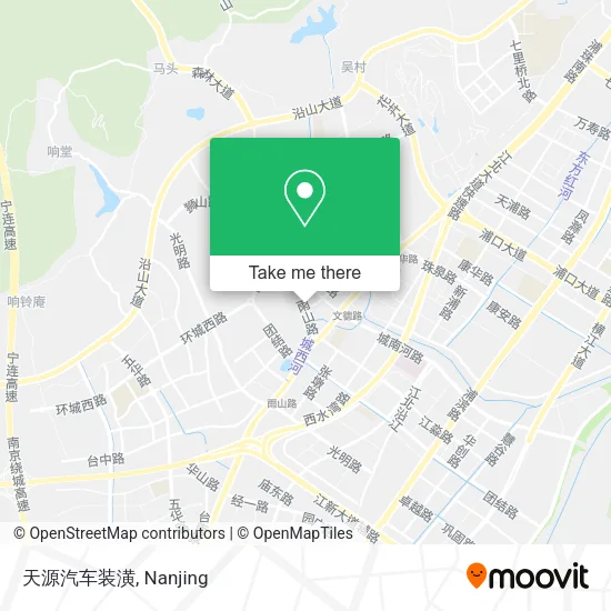 天源汽车装潢 map