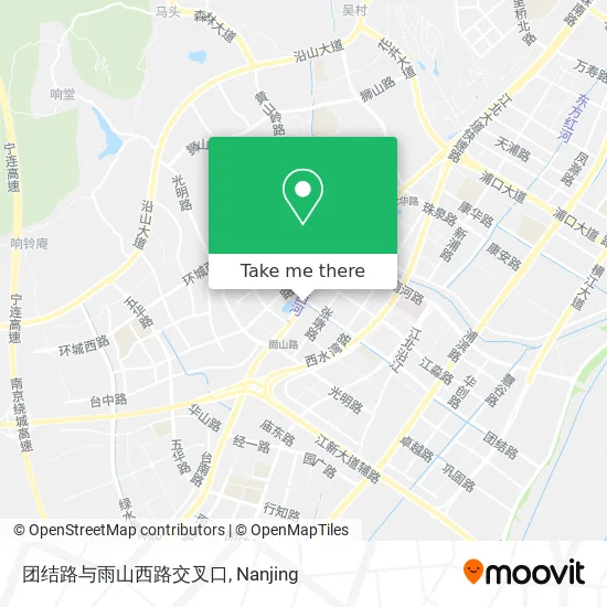 团结路与雨山西路交叉口 map