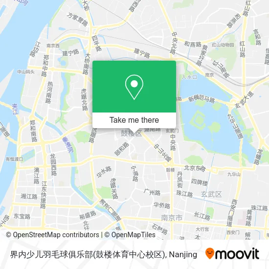 界内少儿羽毛球俱乐部(鼓楼体育中心校区) map