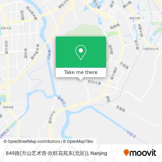 849路(方山艺术营-欣旺花苑东(北区)) map
