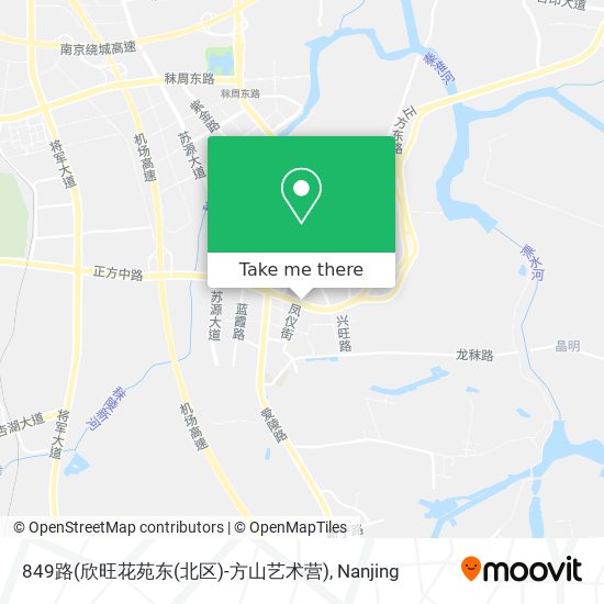 849路(欣旺花苑东(北区)-方山艺术营) map