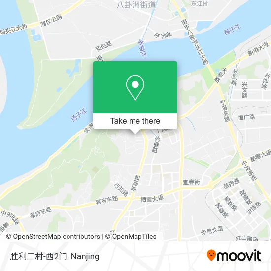 胜利二村-西2门 map