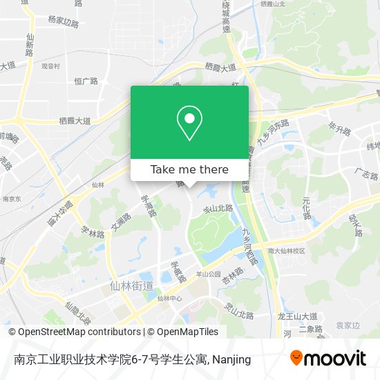 南京工业职业技术学院6-7号学生公寓 map