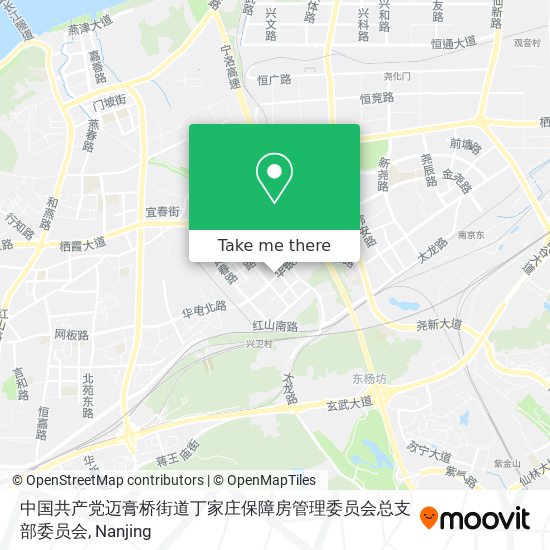 中国共产党迈膏桥街道丁家庄保障房管理委员会总支部委员会 map