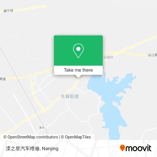 溧之星汽车维修 map