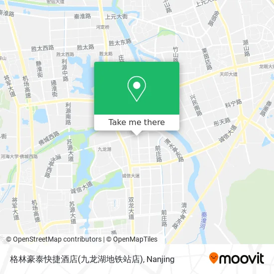 格林豪泰快捷酒店(九龙湖地铁站店) map