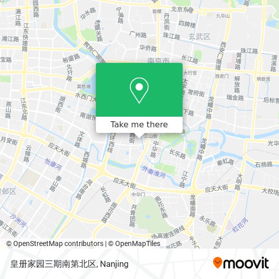皇册家园三期南第北区 map