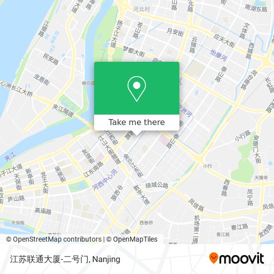 江苏联通大厦-二号门 map