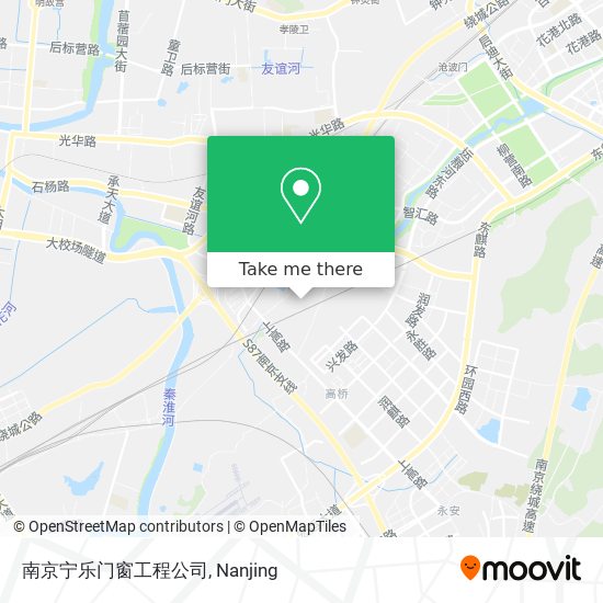 南京宁乐门窗工程公司 map