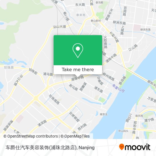 车爵仕汽车美容装饰(浦珠北路店) map