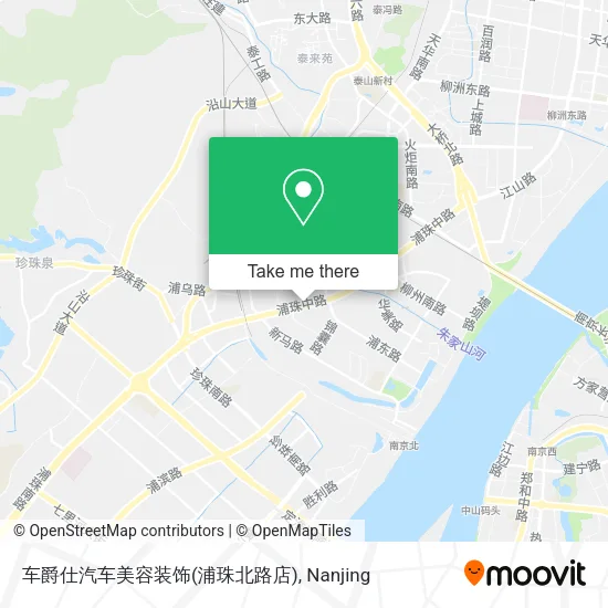 车爵仕汽车美容装饰(浦珠北路店) map