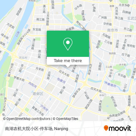 南湖农机大院小区-停车场 map