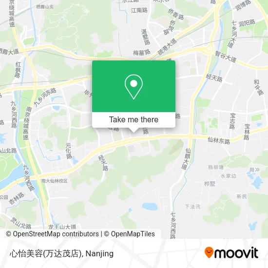 心怡美容(万达茂店) map