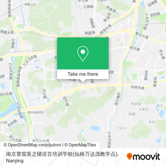 南京普雷英之辅语言培训学校(仙林万达茂教学点) map