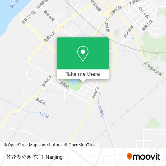 莲花湖公园-东门 map