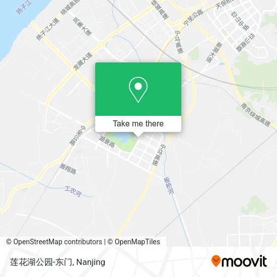 莲花湖公园-东门 map