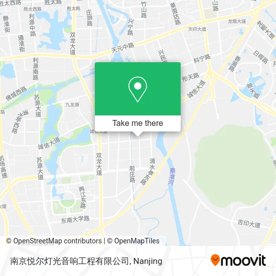 南京悦尔灯光音响工程有限公司 map