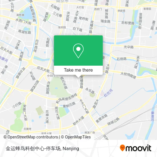 金运蜂鸟科创中心-停车场 map